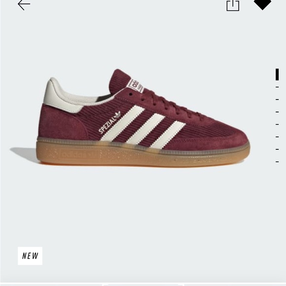 SOLD OUT | NWT | Adidas Originals Handball Spezial | Shadow Red | 6.5 - Picture 2 of 8